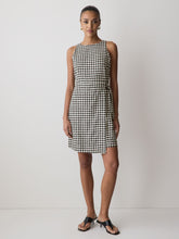 Sleeveless Boat-Neck Linen-Blend Midi Dress rw&co Great Value Deal