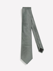 Mint Regular Tie with Geometric Pattern rw&co Great Value Deal