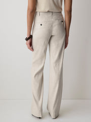 Mid-Rise Wide-Leg Pant rw&co On Sale