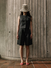 Linen-Blend Sleeveless Vest rw&co Great Value Deal