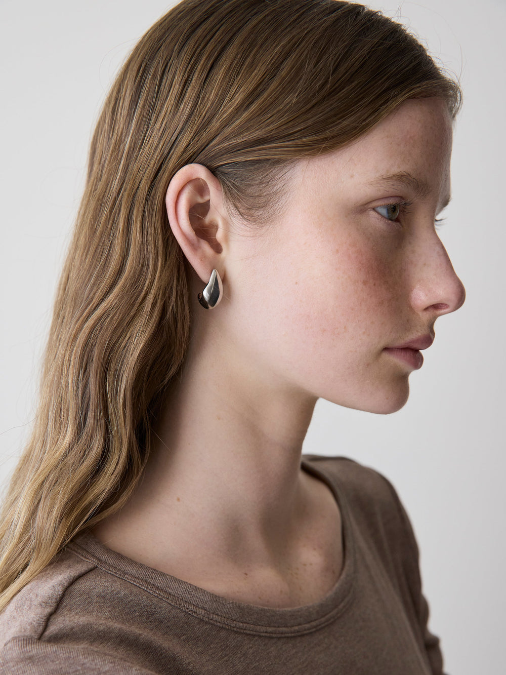 Silver and Golden Sculptural Earrings - 2 Pairs rw&co Special Promo Price