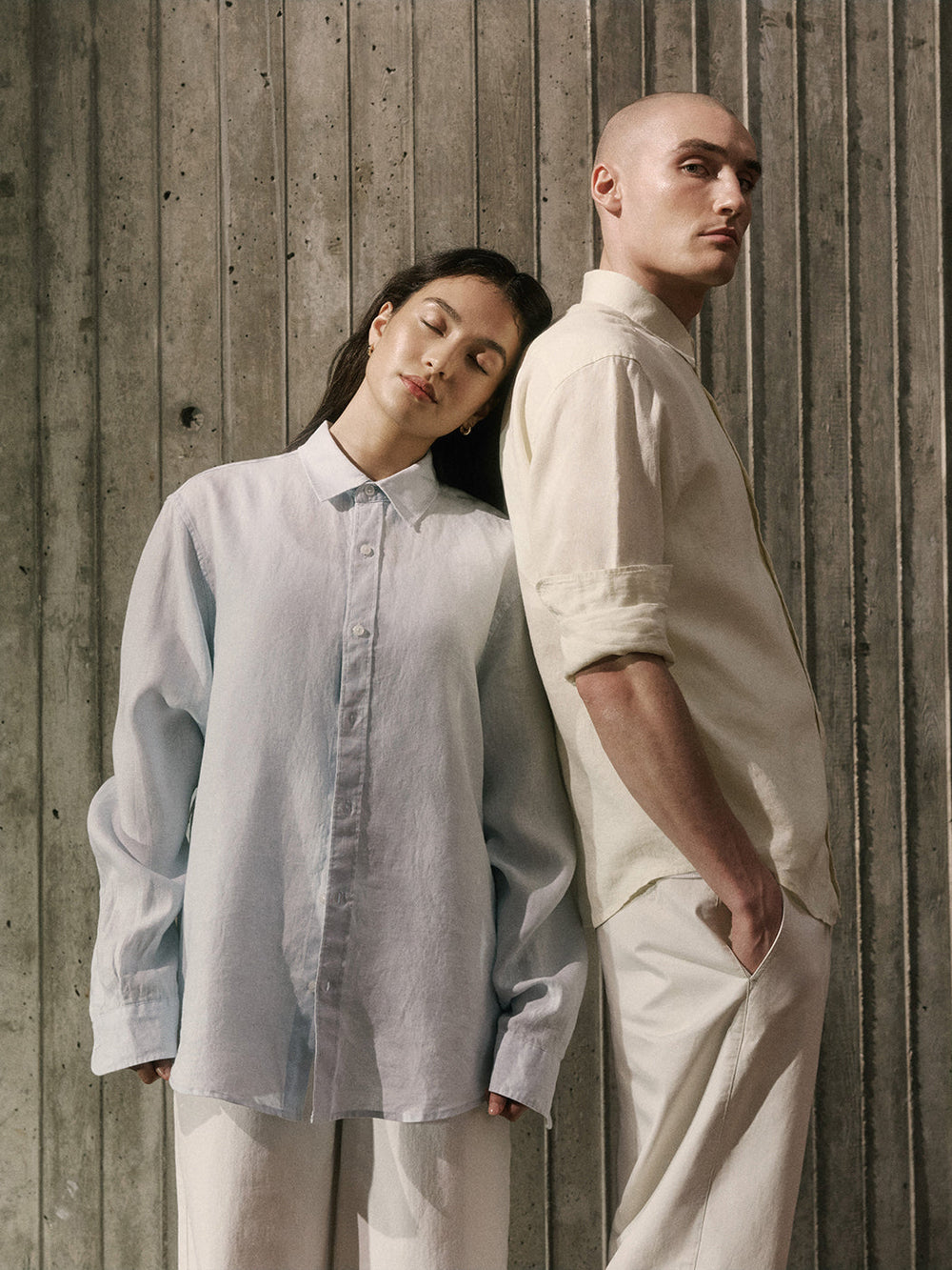 Long-Sleeve Linen Shirt rw&co On Sale