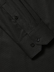 Slim-Fit Sateen Dress Shirt with Geo Pattern rw&co Special Promo Price