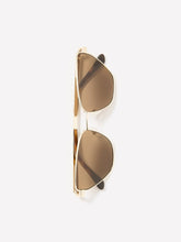 Cat Eye Metal Sunglasses rw&co On Sale