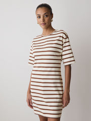 Short-Sleeve Crew-Neck Mini Dress rw&co Special Offer