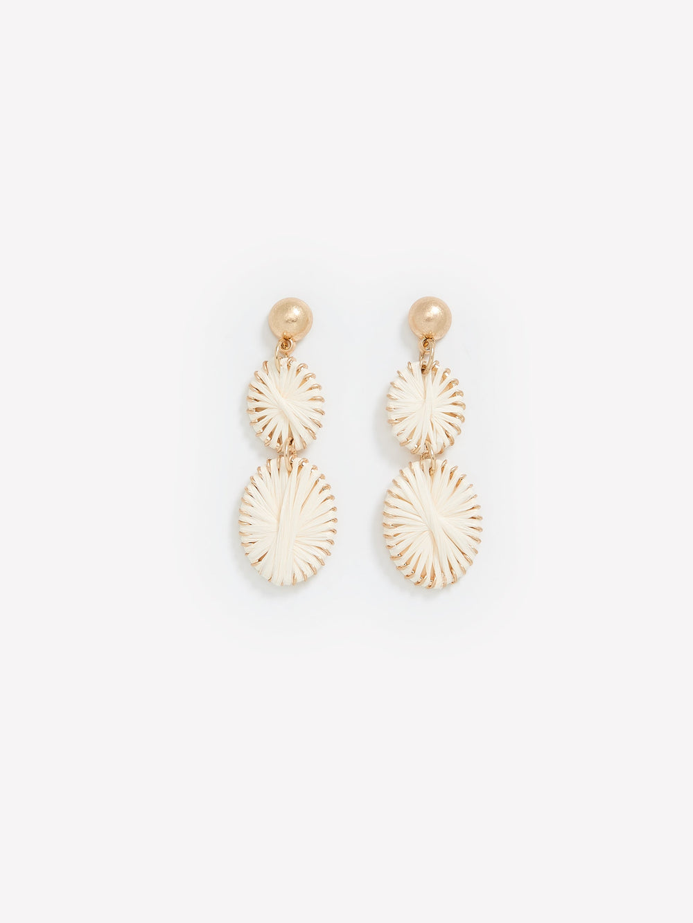 Earrings with Raffia Pendants rw&co Limited Time Discount