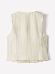 Striped Short Vest rw&co Exclusive Sale Price