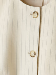 Striped Short Vest rw&co Exclusive Sale Price