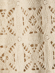Straight Crochet Midi Skirt rw&co Limited Time Discount