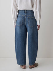High-Rise Barrel Jeans rw&co Special Promo Price