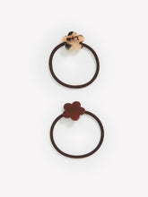 Hair Elastics with Acrylic Flower - Set of 2 rw&co Exclusive Sale Price