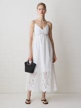 Sleeveless Sweetheart Maxi Dress with Eyelets rw&co On Sale