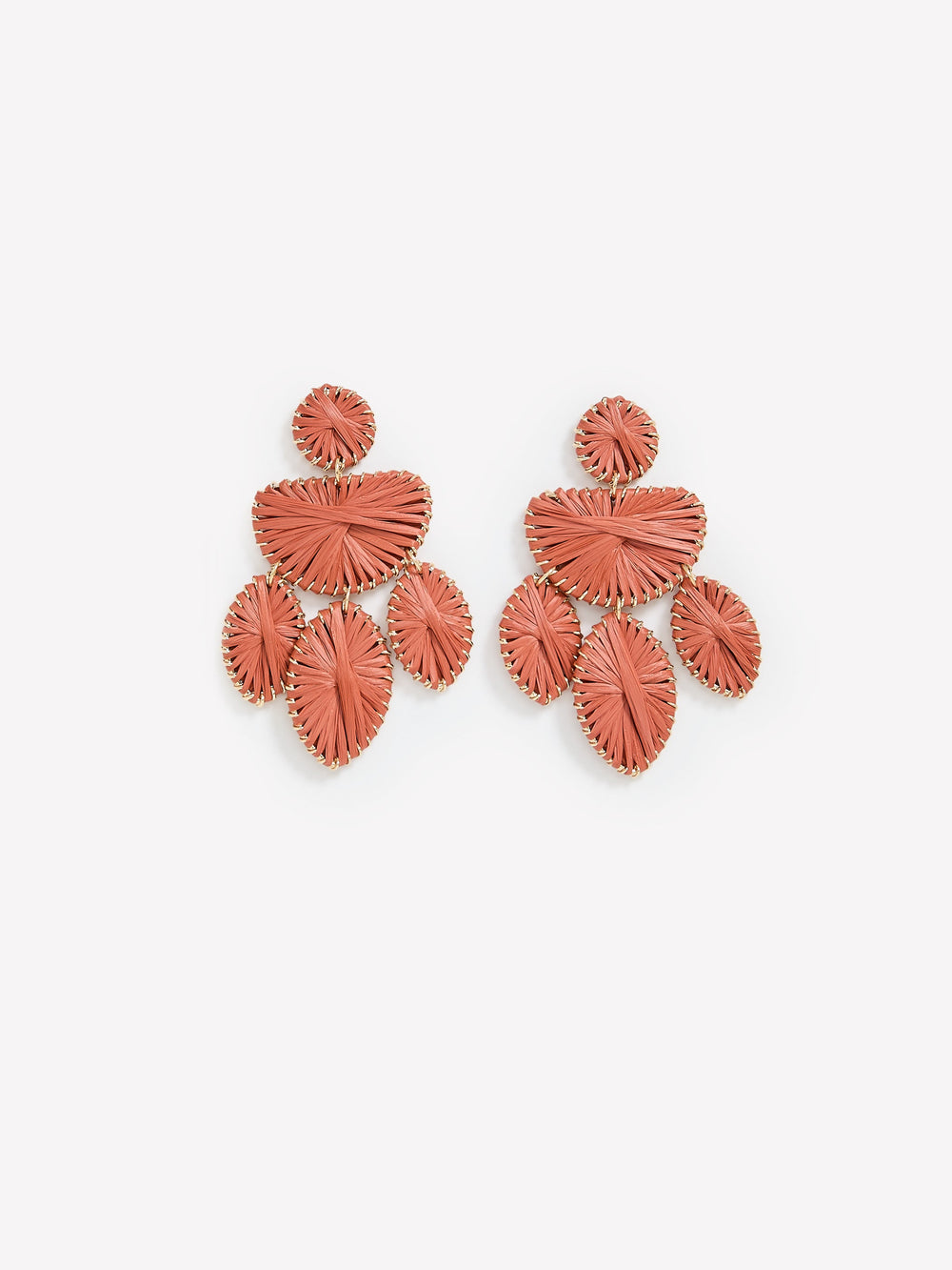 Earrings with Raffia Pendants rw&co Limited Time Discount