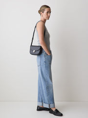 Faux Leather Cross-Body Bag rw&co Special Promo Price
