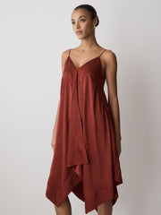 Sleeveless V-Neck Midi Dress rw&co Limited Time Discount