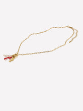 Carabiner Necklace with Charms rw&co Exclusive Sale Price