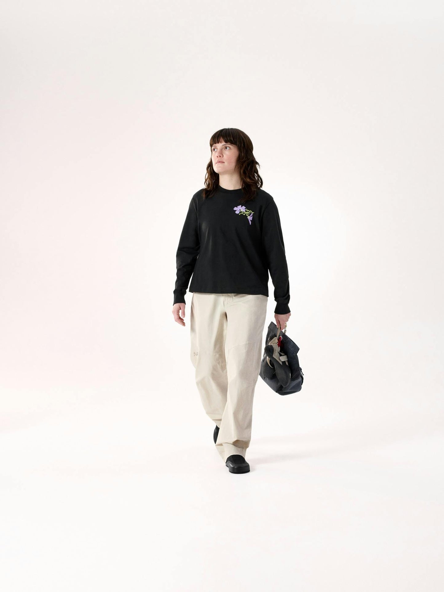Arcteryx Kragg SL Cotton Bloom Crew Shirt LS Women's