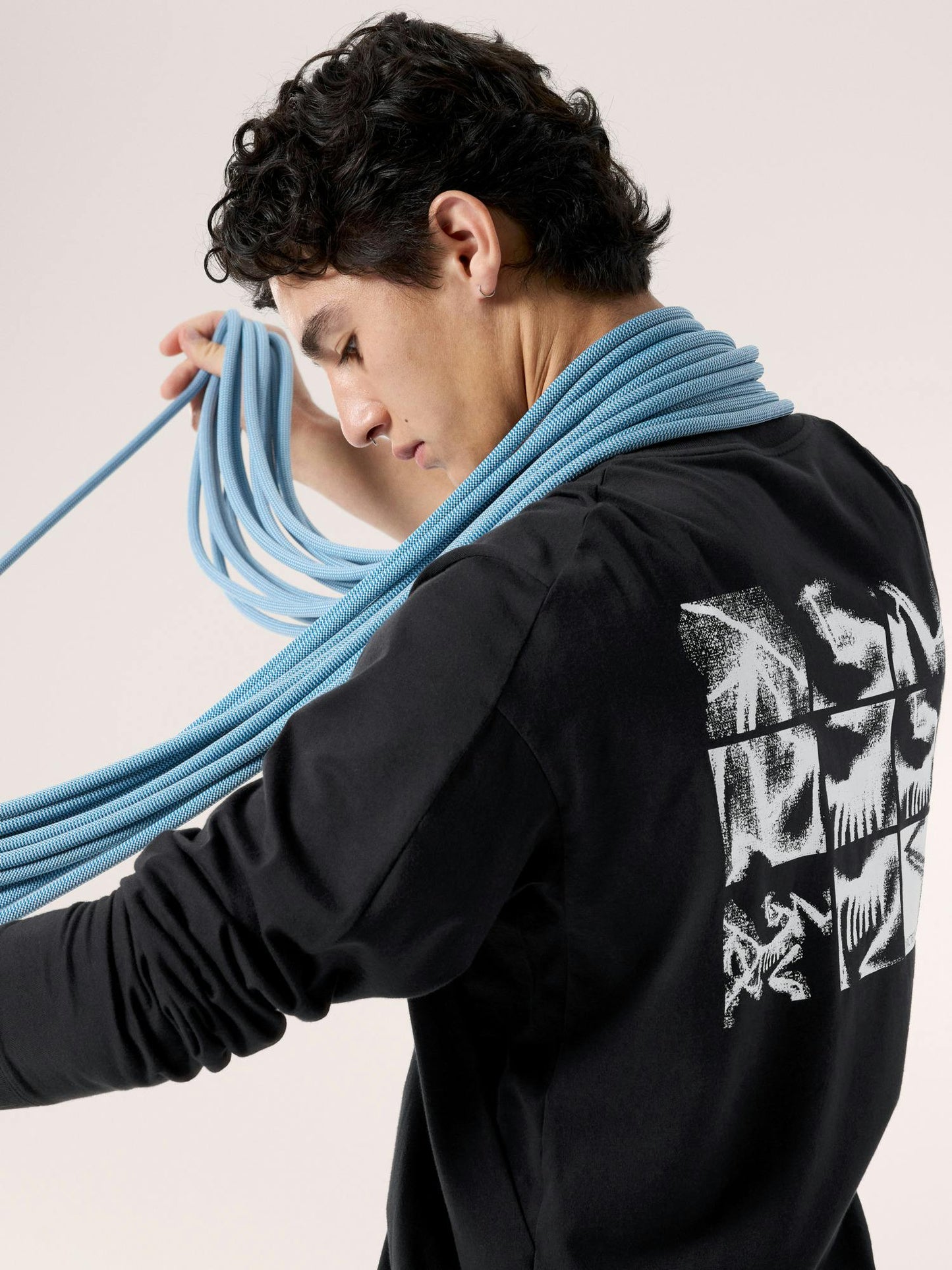 Arcteryx Kragg SL Cotton Bird Tile Shirt LS Men's