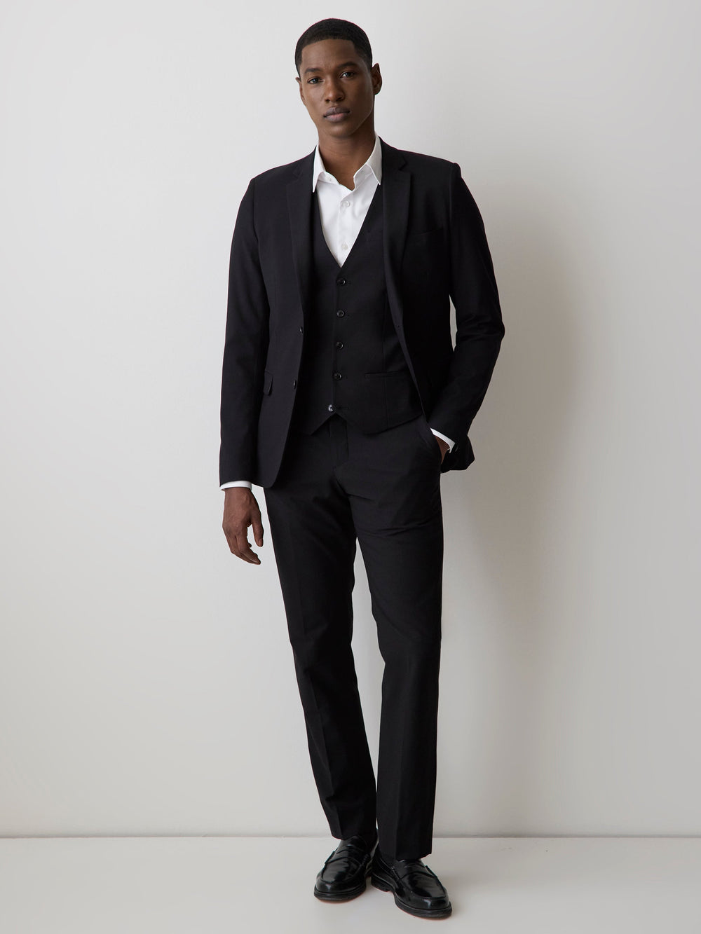 Wool-Blend Suiting Vest rw&co Exclusive Sale Price