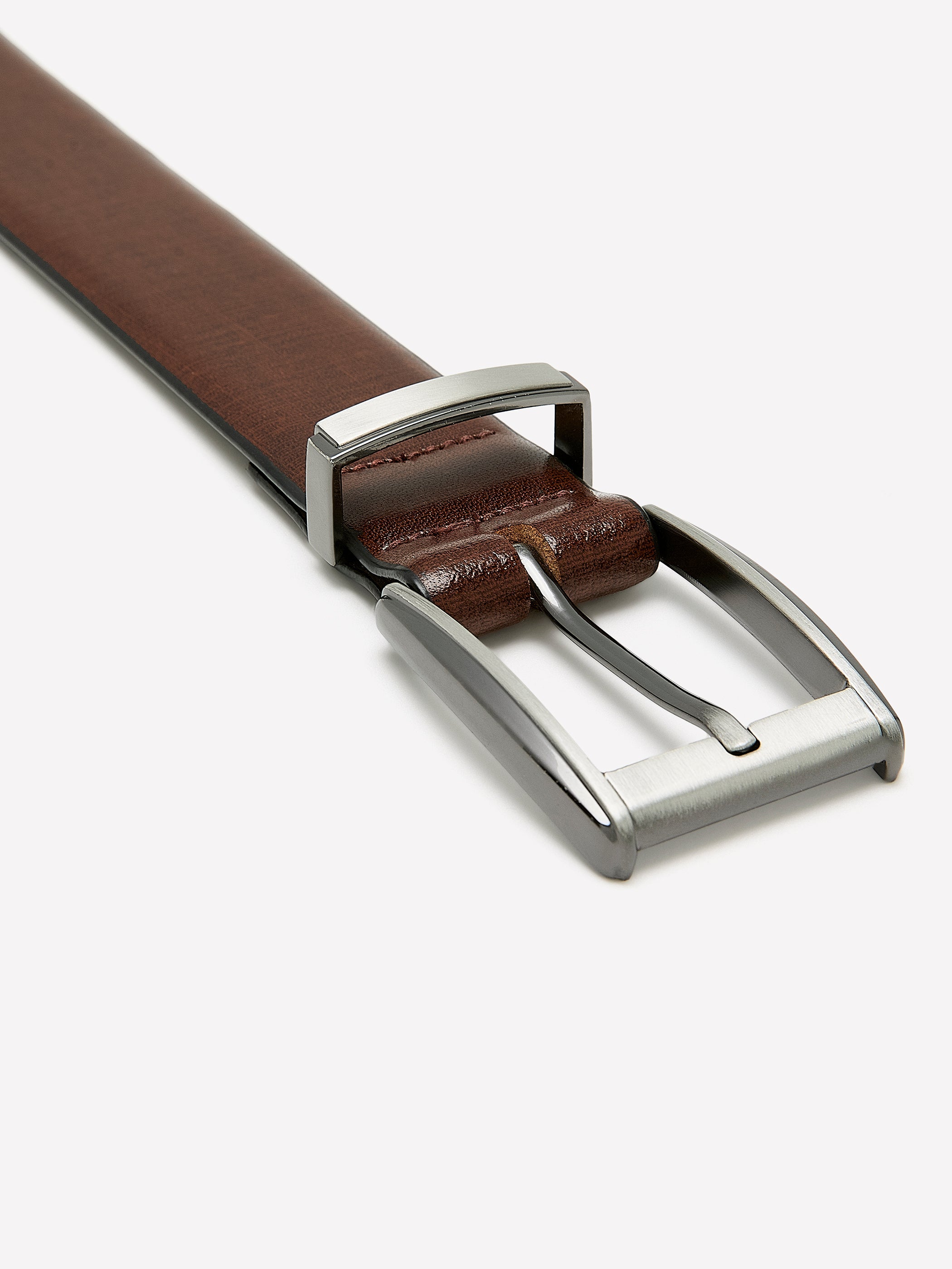 Textured Brown Leather Belt rw&co Exclusive Sale Price