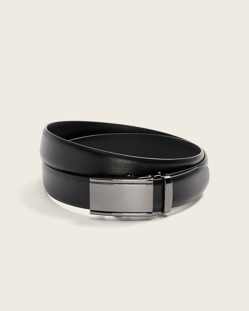 Automatic 30mm plate Leather Belt rw&co Limited Time Discount