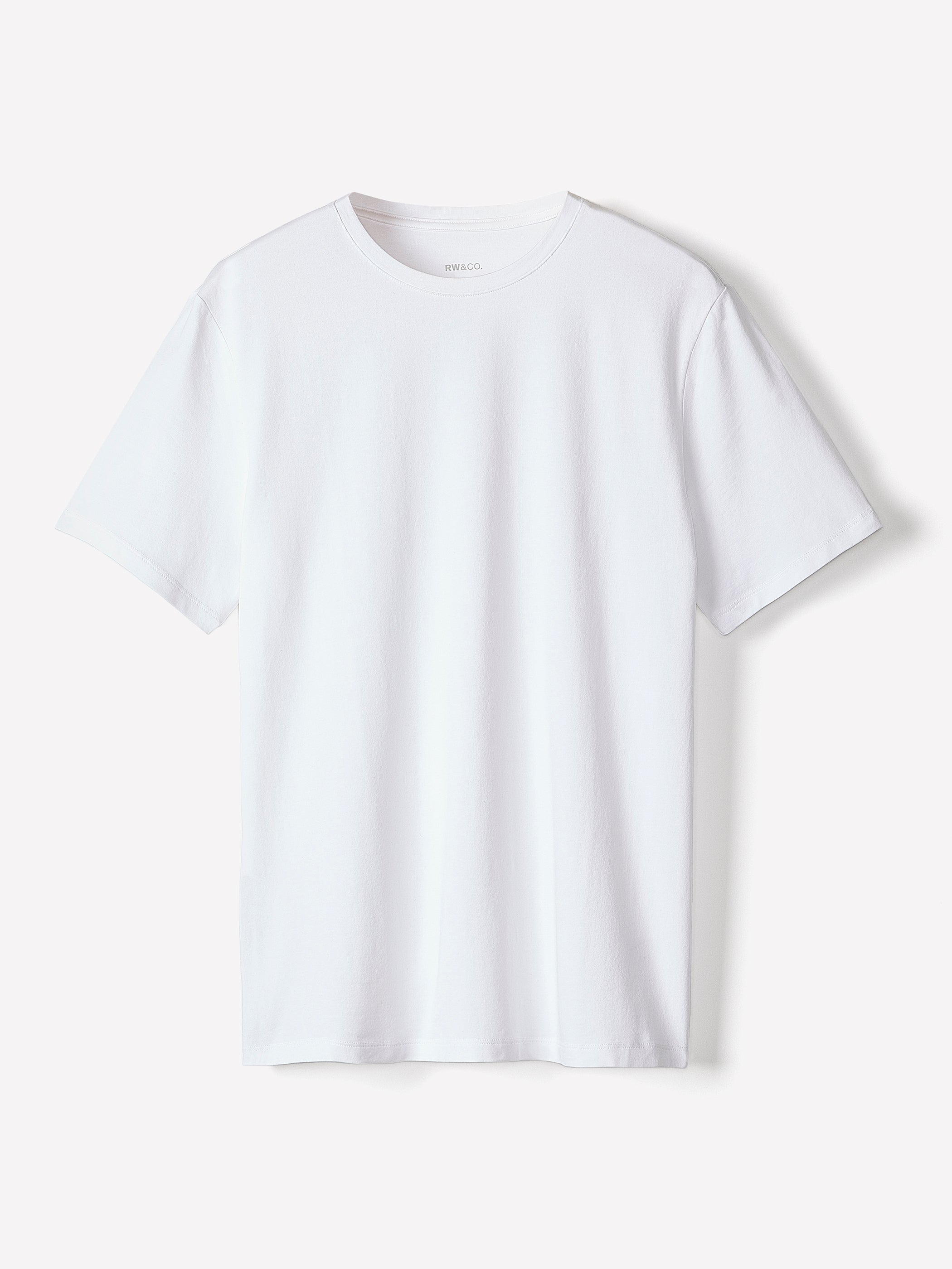 Supima Cotton (R) Crew-Neck T-Shirt rw&co Limited Time Discount