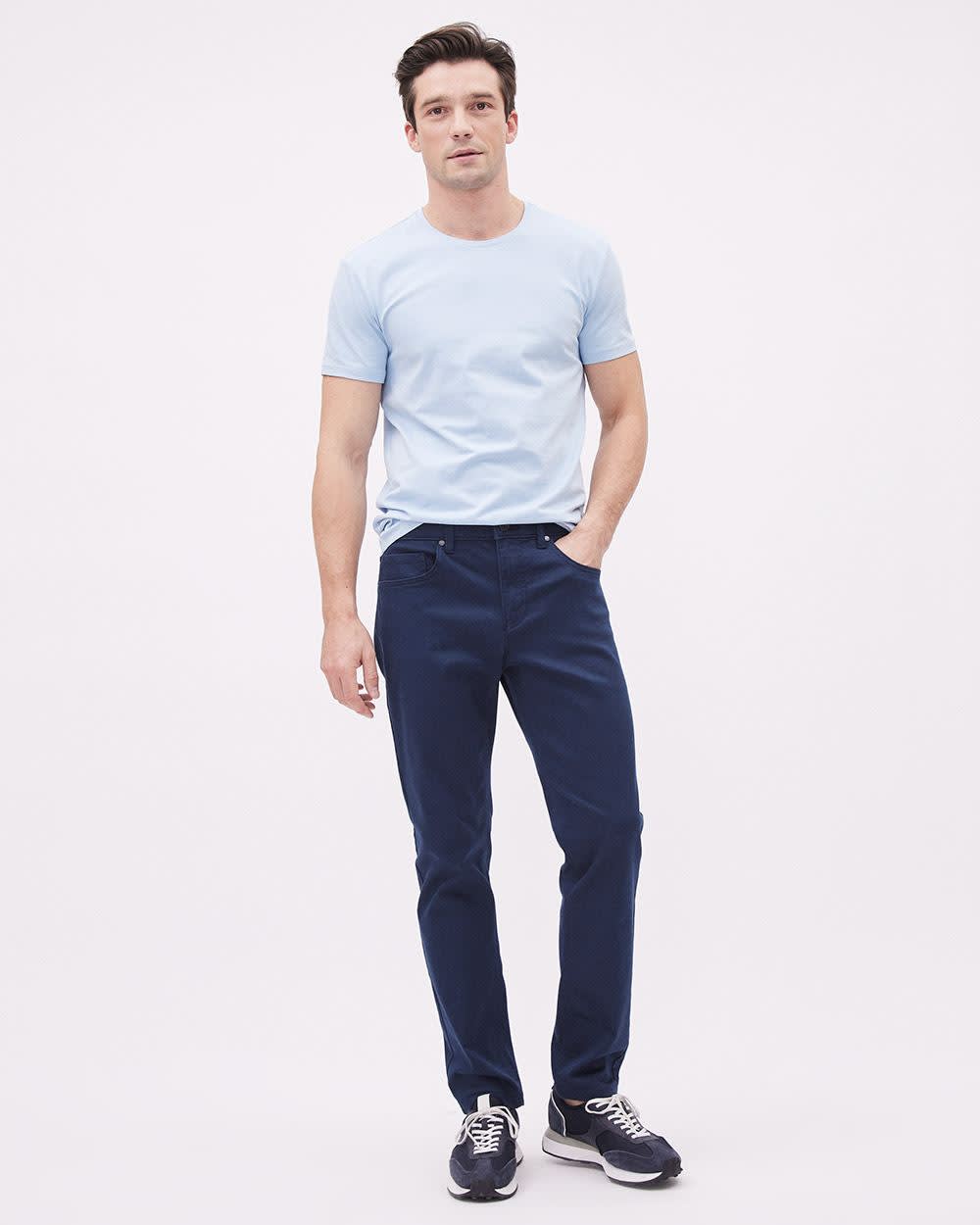 Supima Cotton (R) Crew-Neck T-Shirt rw&co Limited Time Discount
