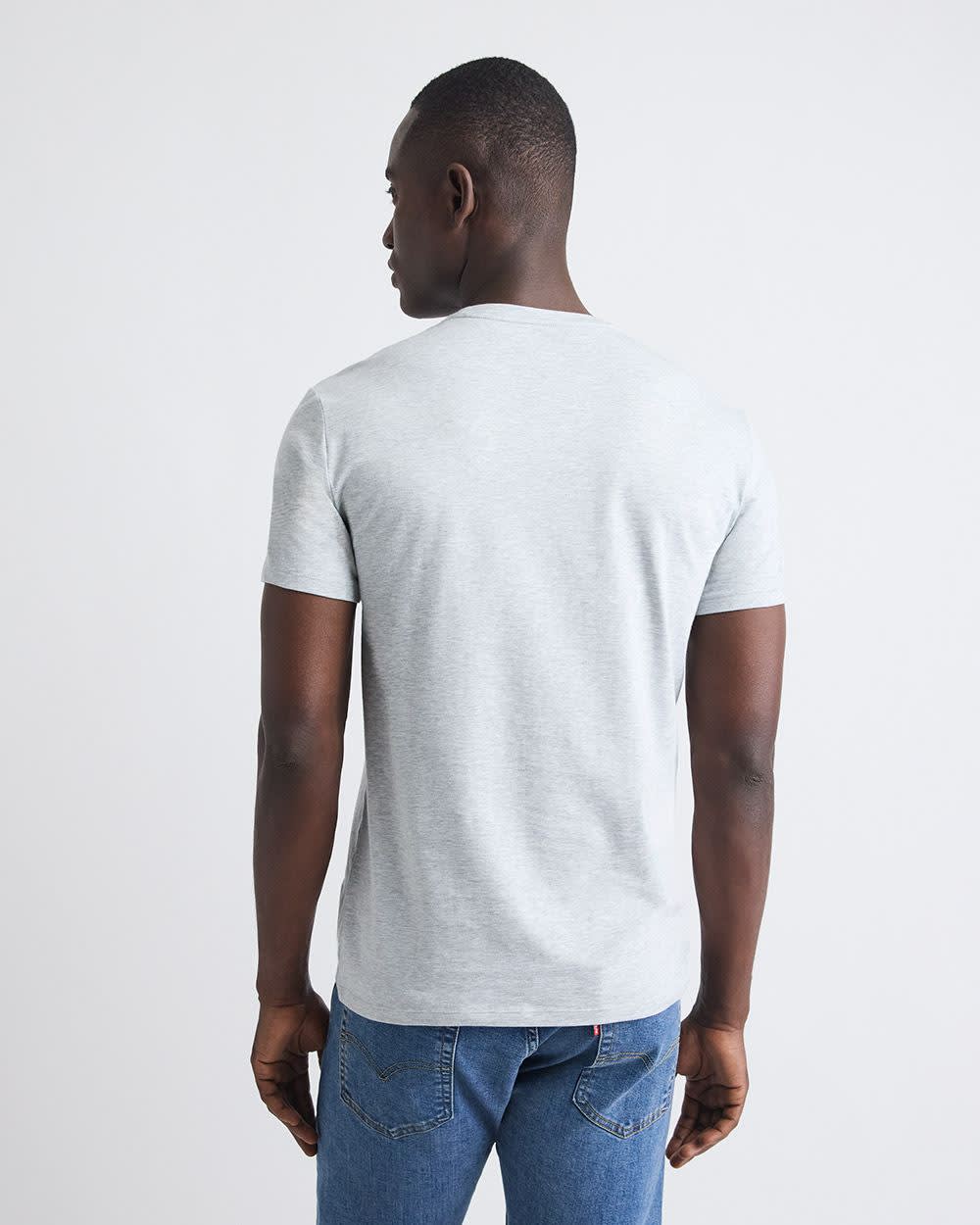 Supima Cotton (R) Crew-Neck T-Shirt rw&co Limited Time Discount