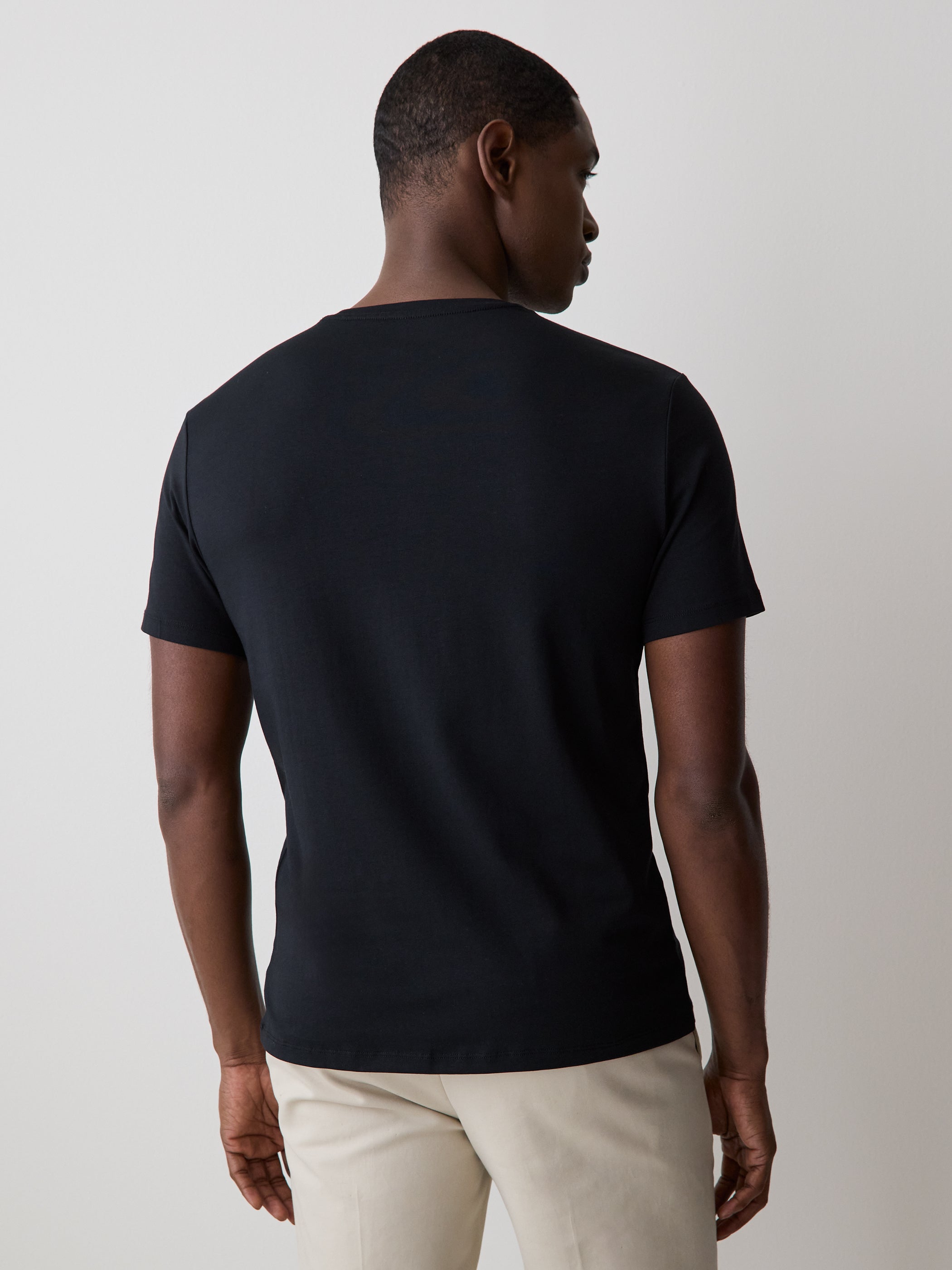 Supima Cotton (R) Crew-Neck T-Shirt rw&co Limited Time Discount