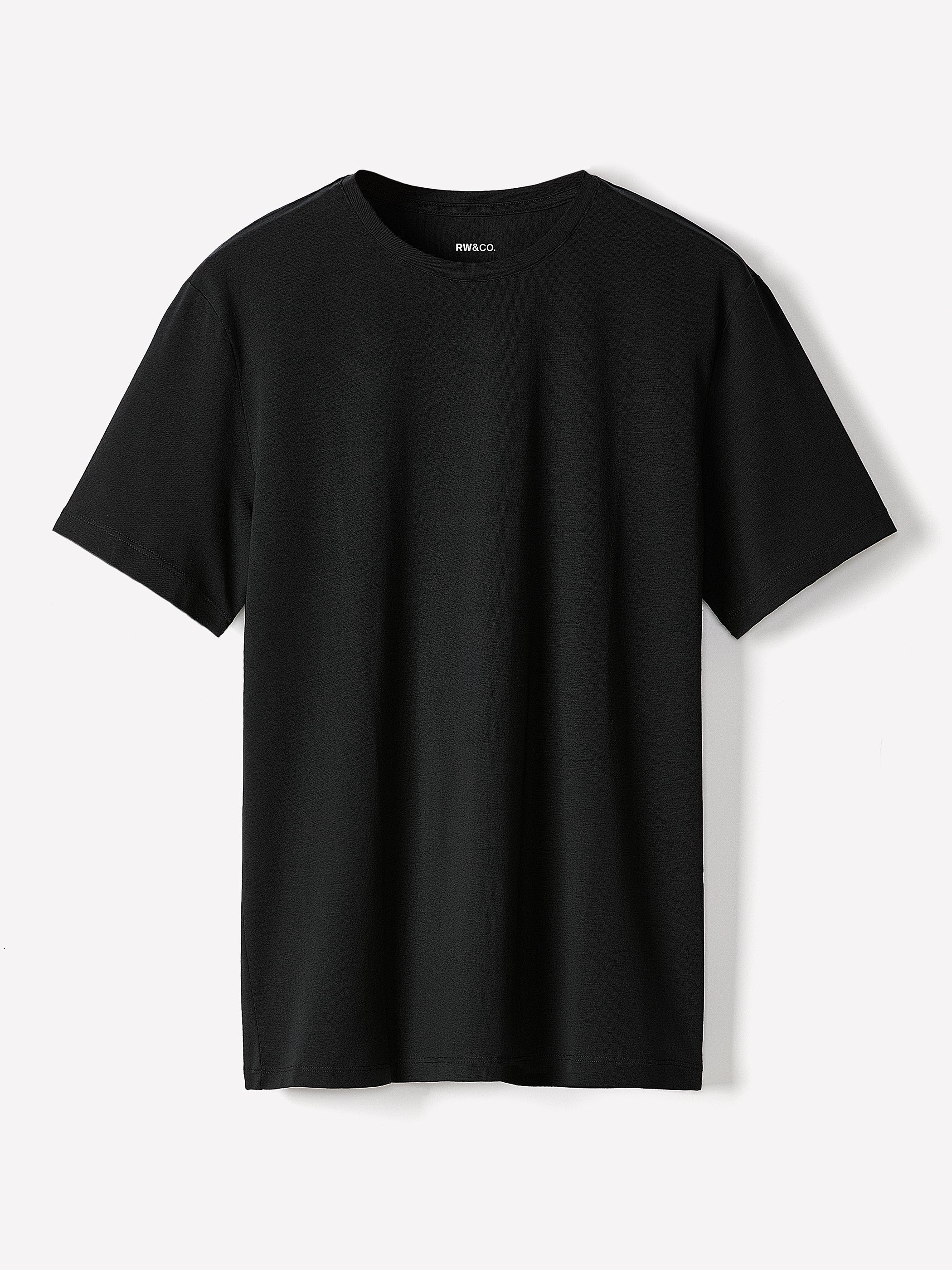 Supima Cotton (R) Crew-Neck T-Shirt rw&co Limited Time Discount