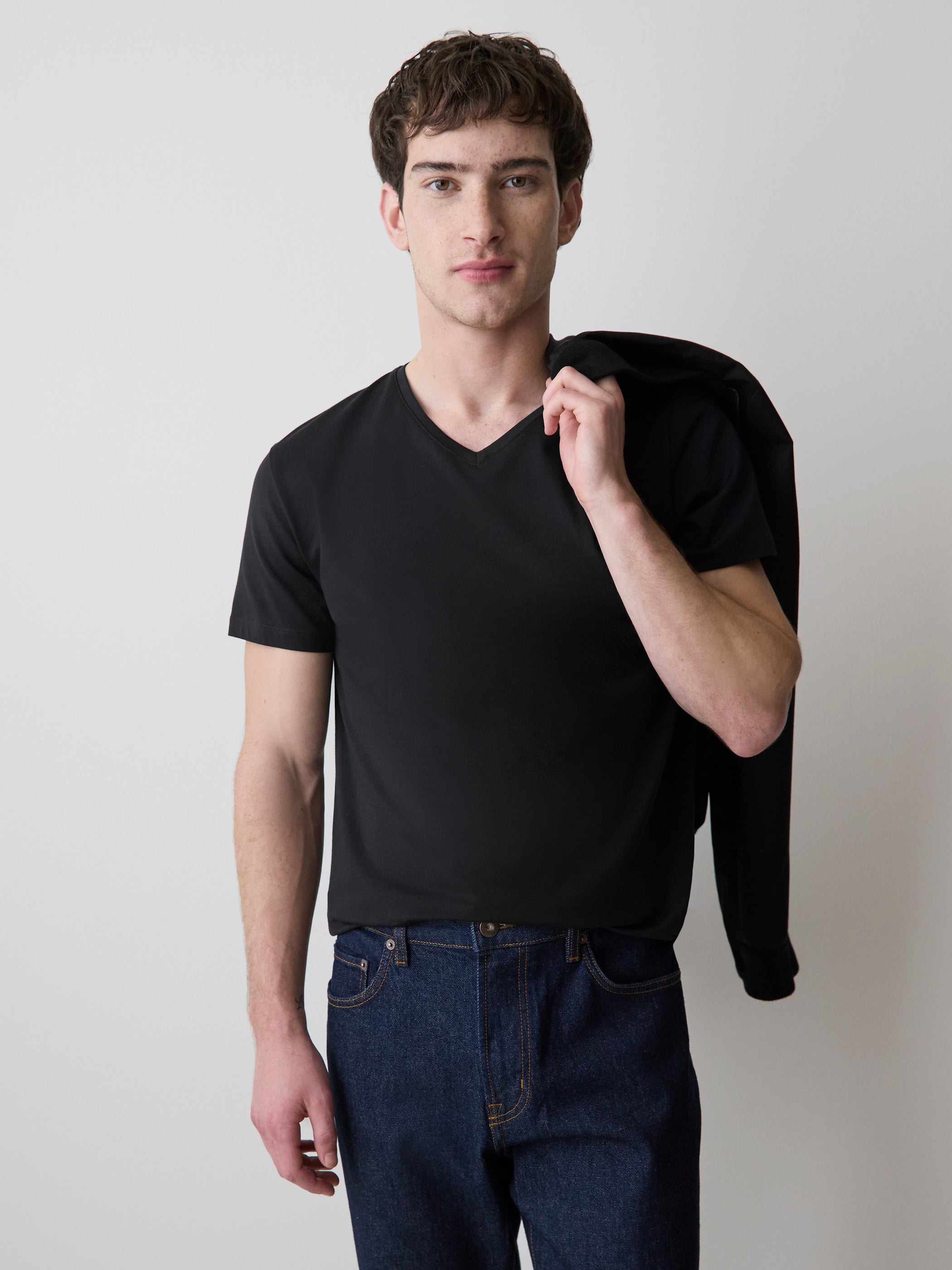 Supima Cotton (R) V-Neck T-shirt rw&co Exclusive Sale Price