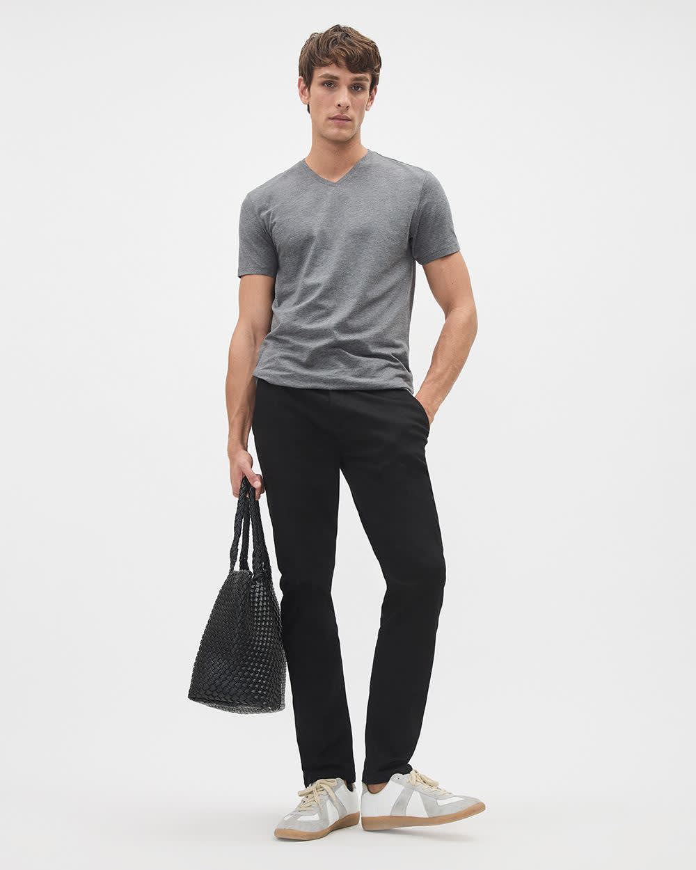 Supima Cotton (R) V-Neck T-shirt rw&co Exclusive Sale Price