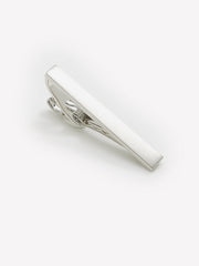 Matte silver tie bar rw&co Limited Time Discount