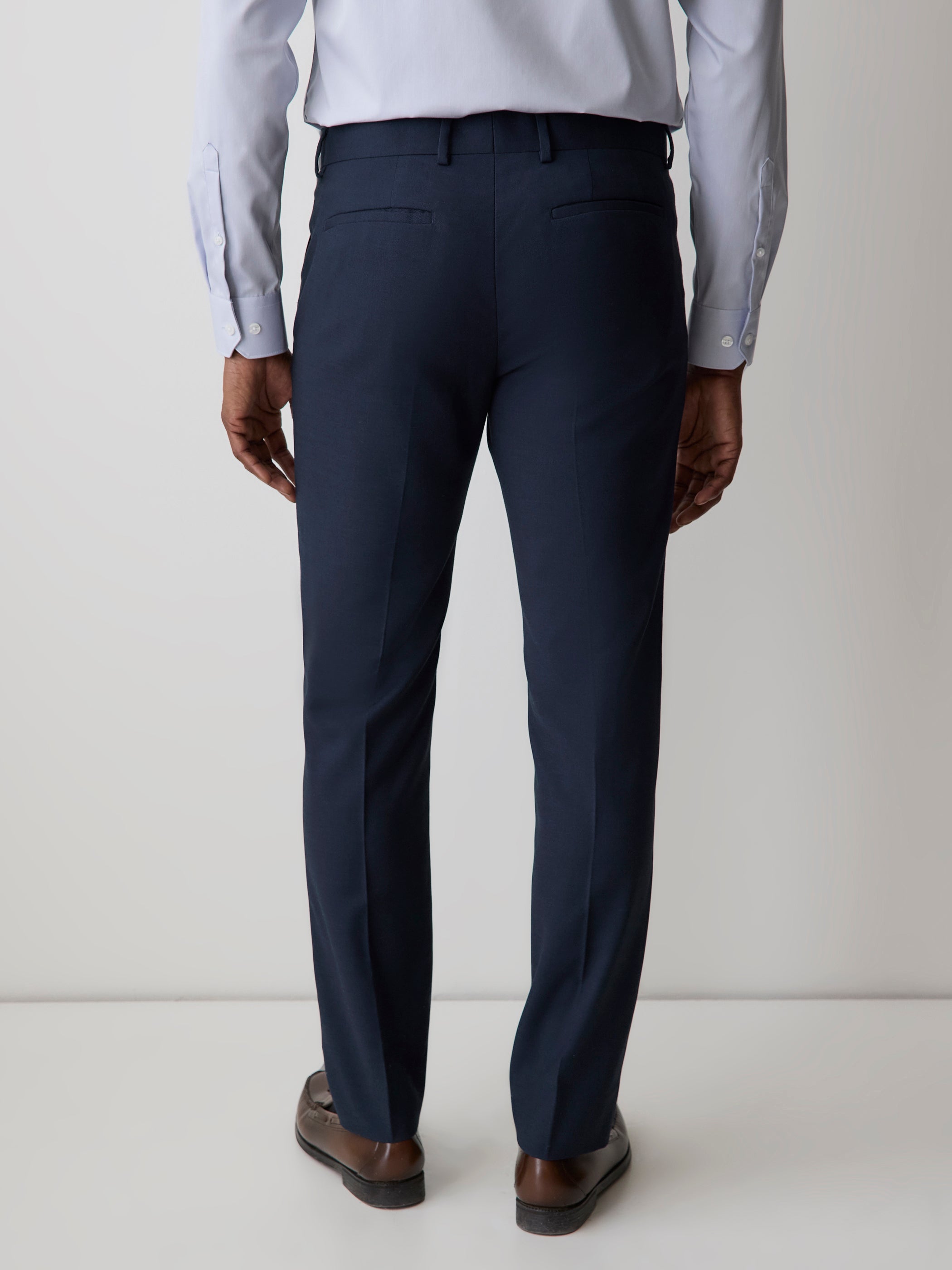 Essential Slim Fit Navy Suit Pant rw&co Special Offer