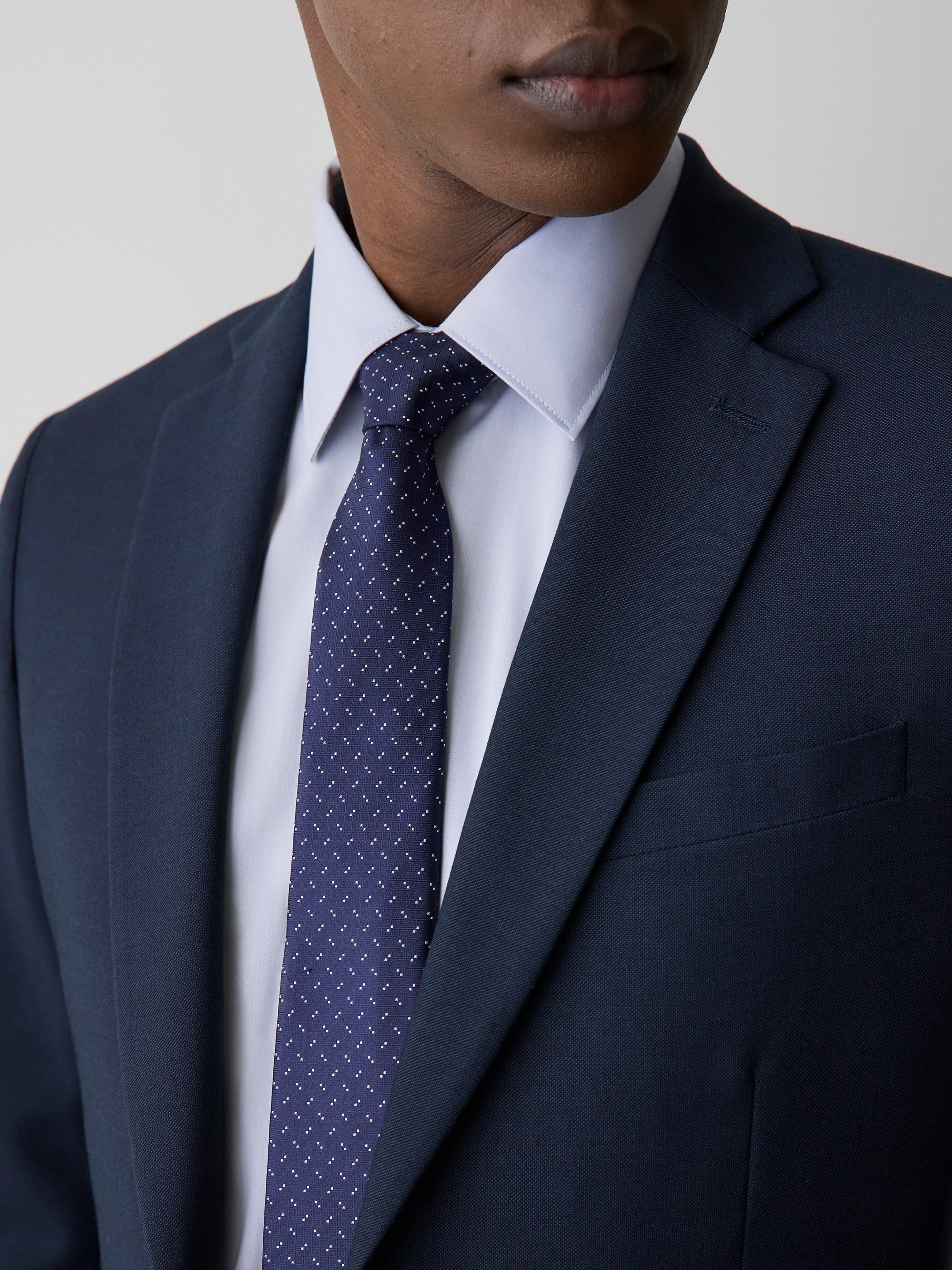 Essential Slim Fit Navy Suit Blazer rw&co On Sale