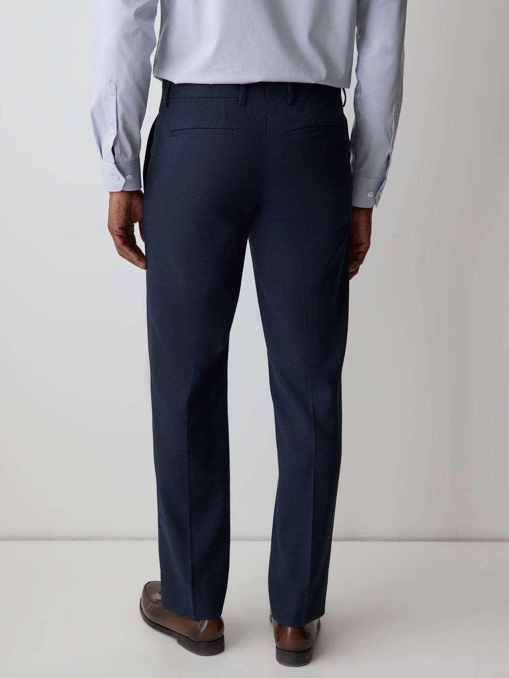 Essential Tailored Fit Navy Blue Suit Pant rw&co Special Promo Price