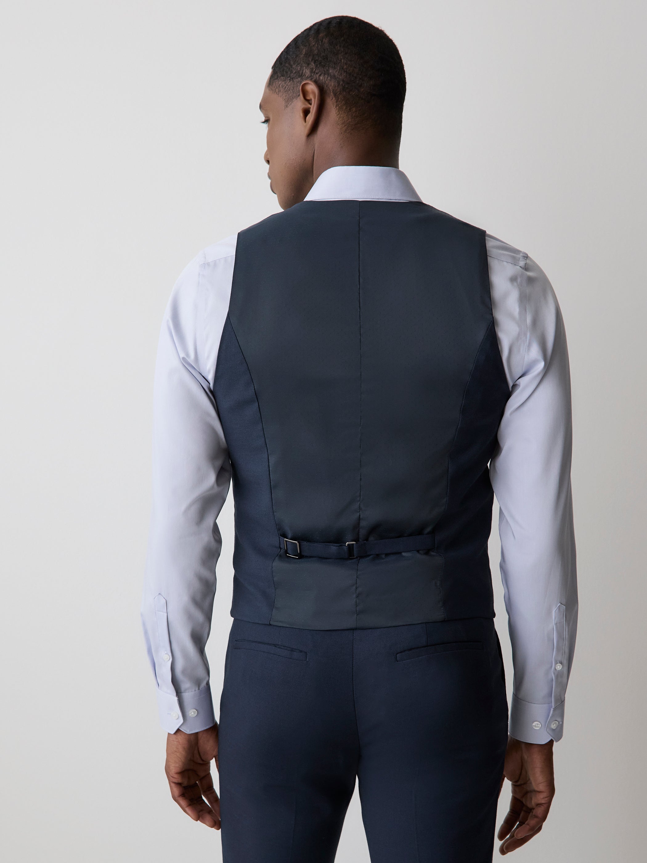 Essential Navy Suit Vest rw&co Limited Time Discount