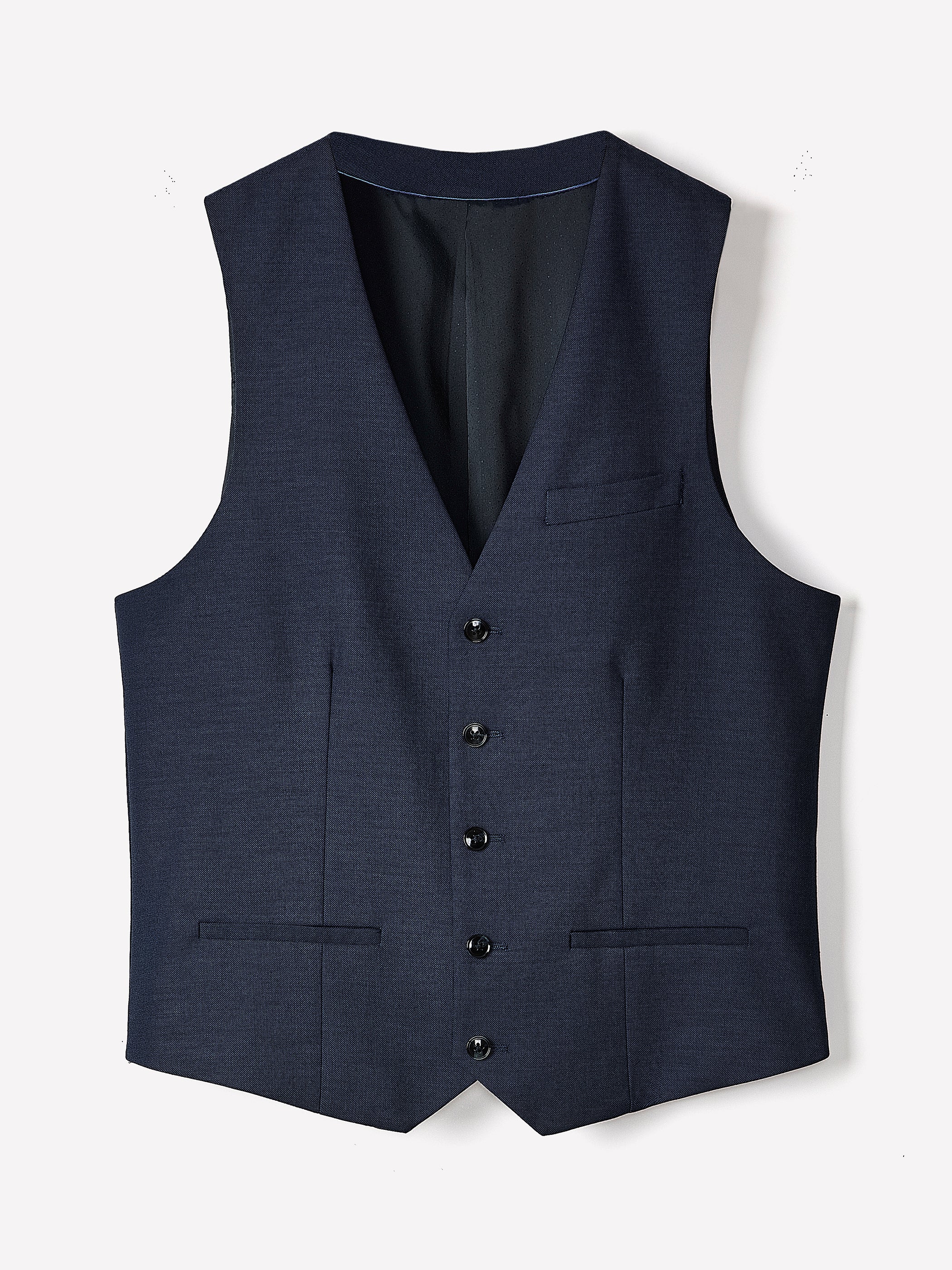 Essential Navy Suit Vest rw&co Limited Time Discount