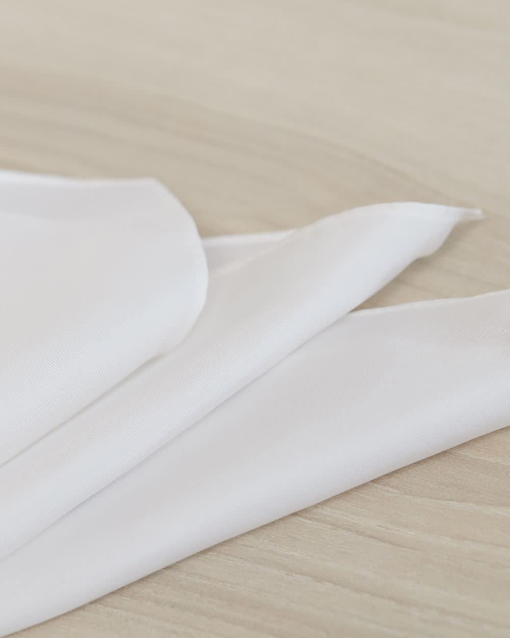 White pocket square rw&co Limited Time Discount