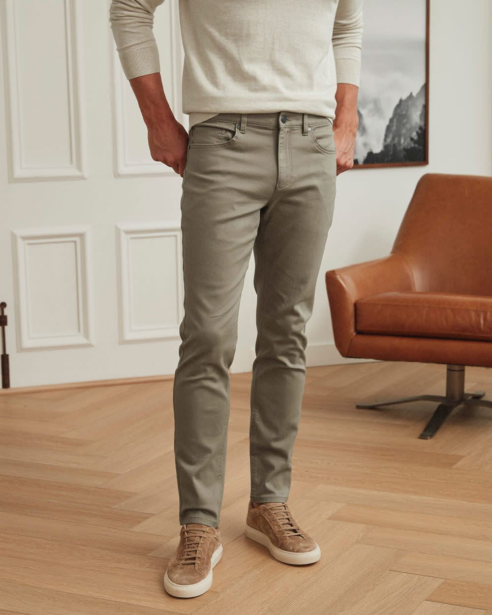 Slim Leg Super Stretch Pant rw&co Special Promo Price