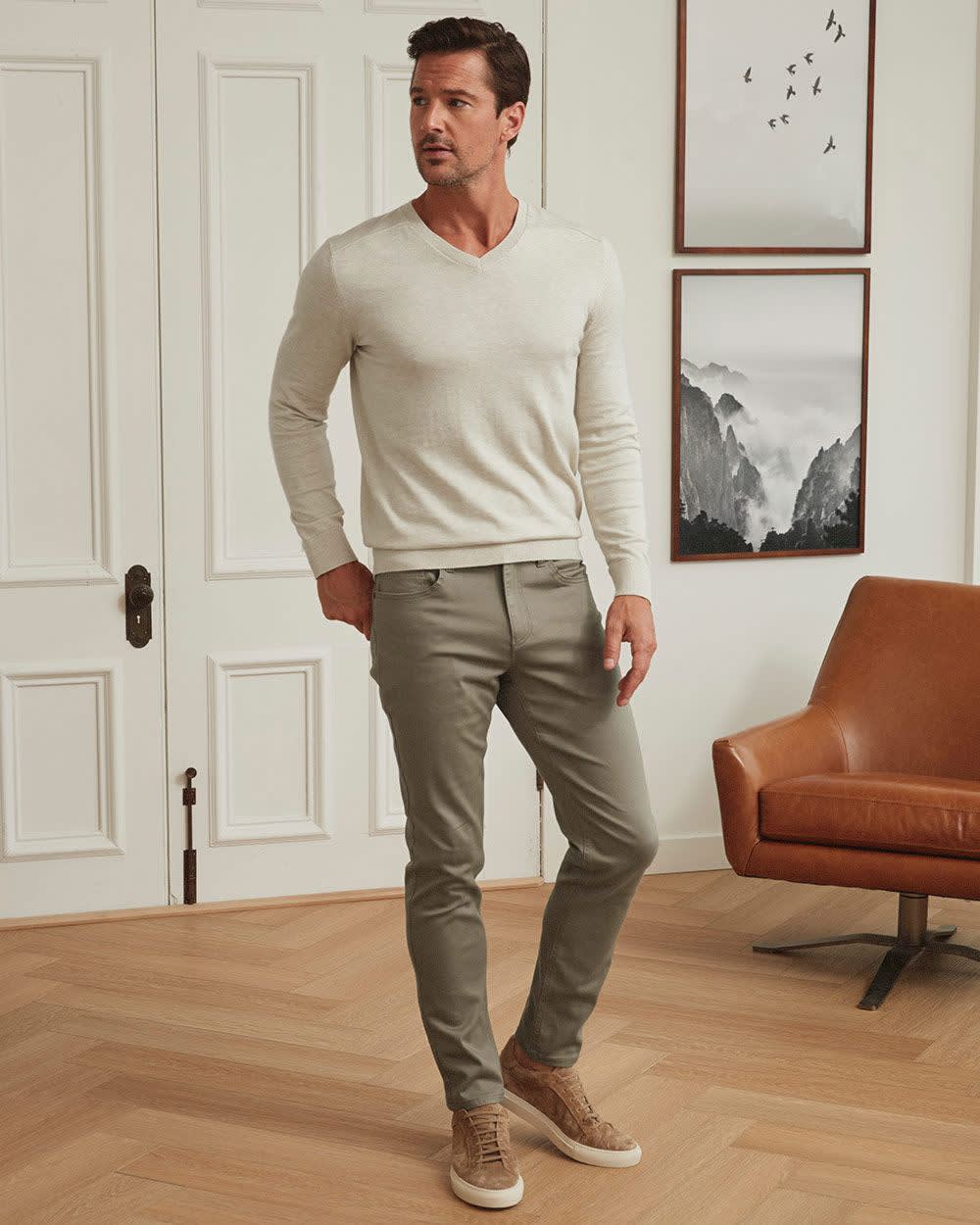 Slim Leg Super Stretch Pant rw&co Special Promo Price