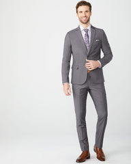 Essential Slim Fit Black Wool-Blend Suit Pant rw&co Exclusive Sale Price