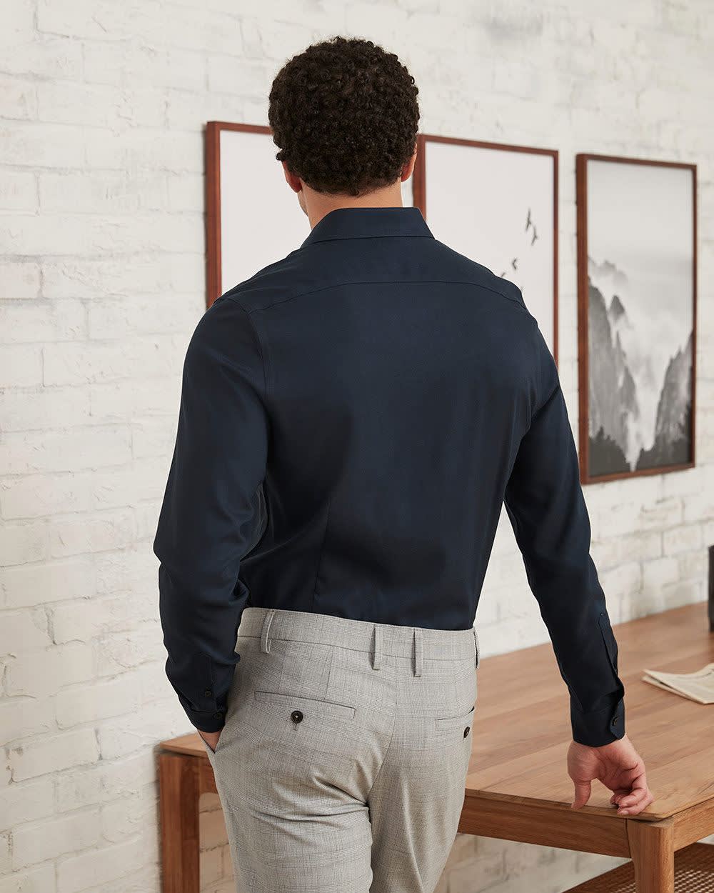Slim Fit Performance Shirt rw&co On Sale