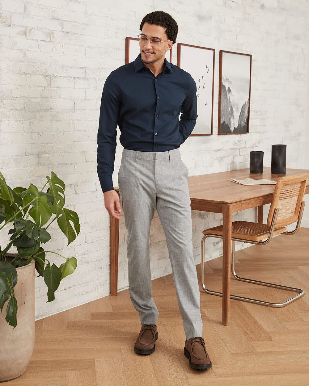 Slim Fit Performance Shirt rw&co On Sale