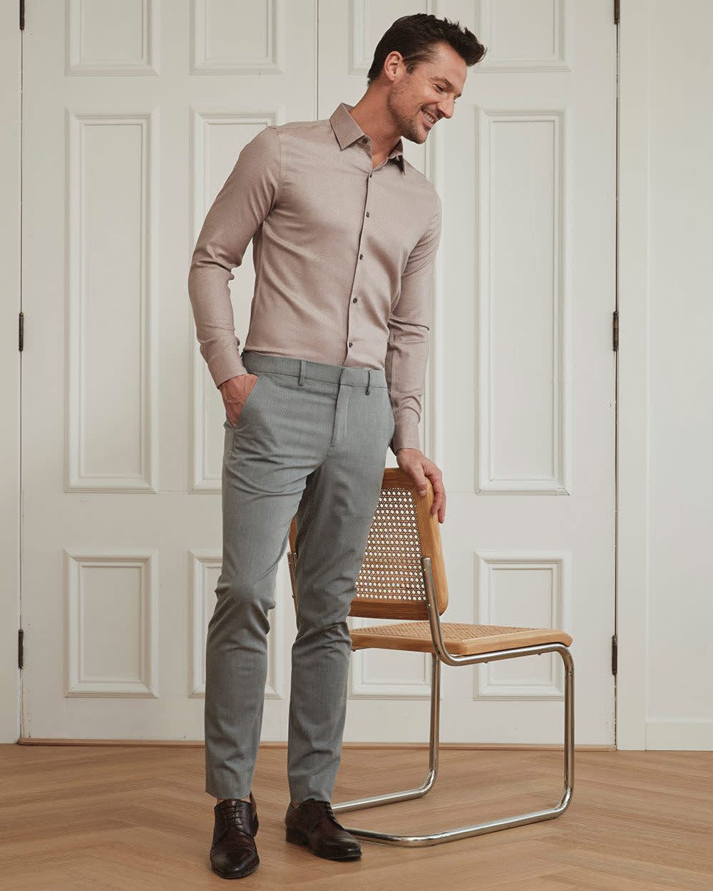 Slim Fit Performance Shirt rw&co On Sale