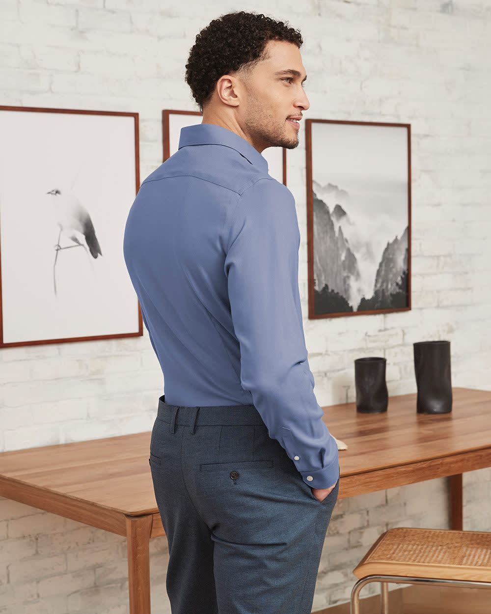 Slim Fit Performance Shirt rw&co On Sale