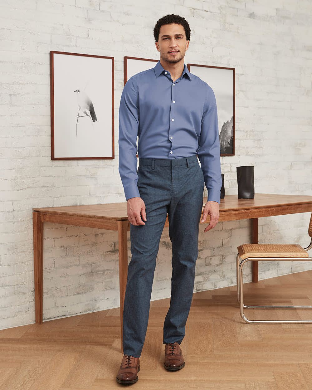 Slim Fit Performance Shirt rw&co On Sale