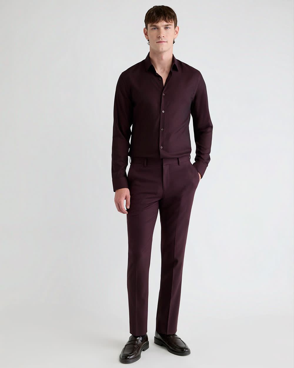 Slim Fit Performance Shirt rw&co On Sale