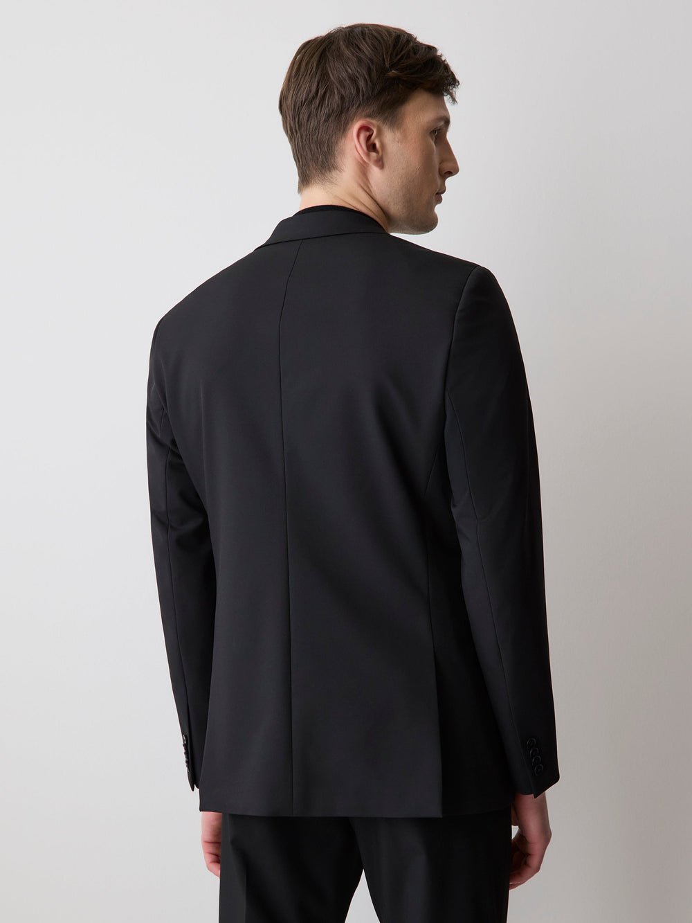 Black Slim Fit E-Tech Blazer rw&co Great Value Deal