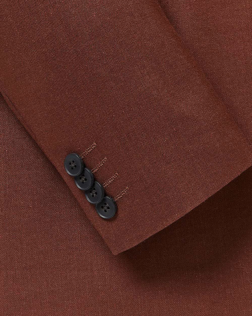 Slim Fit Stretch Linen Blazer rw&co Limited Time Discount